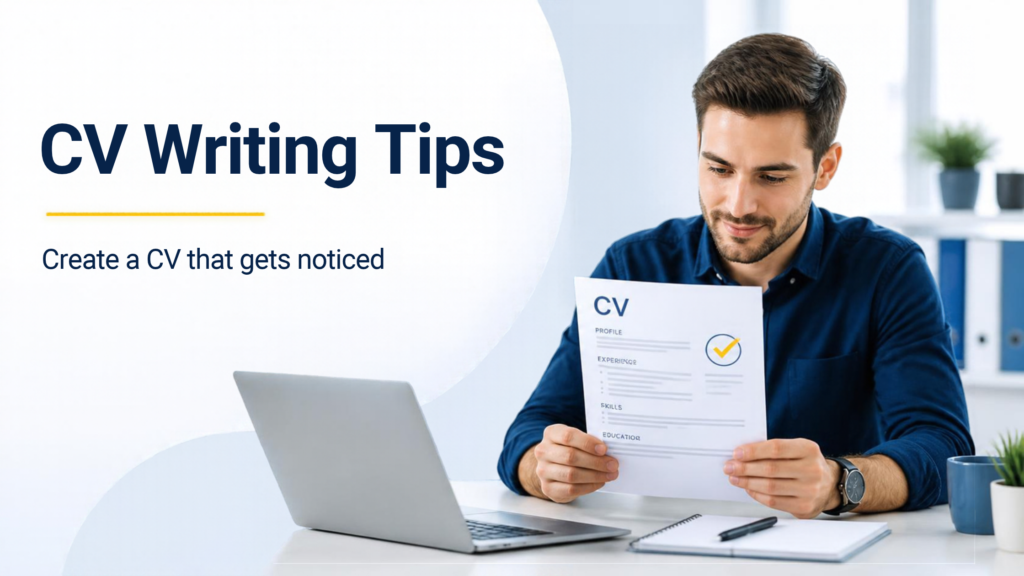 CV Writing Tips for creating a professional resume that gets noticed