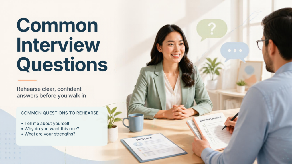 Man and woman sitting across a table and the man is asking questions to the woman